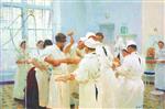 Ilya Efimovich Repin  - Bilder Gemälde - Der Chirurg J.W.Pawlow im Operationssaal