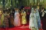 Ilya Efimovich Repin  - Bilder Gemälde - Die Brautwahl des Zaren