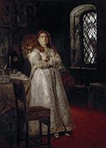 Ilya Efimovich Repin  - Bilder Gemälde - Die Zarentochter Sophia im Neujungfrauenkloster während der Hinrichtung der Strelitzen