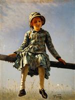 Ilya Efimovich Repin  - Bilder Gemälde - Flattergeist