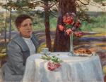Ilya Efimovich Repin  - Bilder Gemälde - Girl at the Table