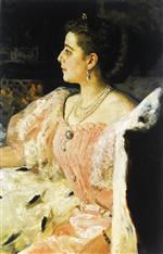 Ilya Efimovich Repin  - Bilder Gemälde - Gräfin Natalia Golowina