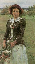 Ilya Efimovich Repin  - Bilder Gemälde - Herbststrauß
