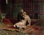 Ilya Efimovich Repin  - Bilder Gemälde - Ivan the Terrible and his Son