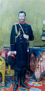Ilya Efimovich Repin  - Bilder Gemälde - Nikolaus II. von Rußland