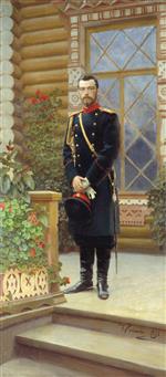 Ilya Efimovich Repin  - Bilder Gemälde - Nikolaus II. von Rußland