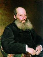 Ilya Efimovich Repin  - Bilder Gemälde - Portrait of Afanasy Fet