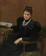 Ilya Efimovich Repin  - Bilder Gemälde - Portrait of M.K. Tenisheva