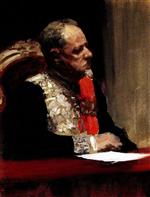 Ilya Efimovich Repin  - Bilder Gemälde - Portrait of Minister of Ways of Communication and Prince Mikhail Ivanovich Khilkov