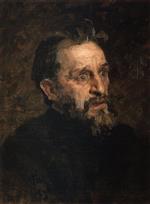 Ilya Efimovich Repin  - Bilder Gemälde - Portrait of painter Grigory Grigoryevich Myasoyedov