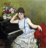 Bild:Portrait of pianist and professor of Saint-Petersburg Conservatory Sophie Menter