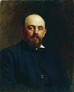 Ilya Efimovich Repin  - Bilder Gemälde - Portrait of railroad tycoon and patron of the arts Savva Ivanovich Mamontov