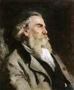 Ilya Efimovich Repin  - Bilder Gemälde - Portrait of the Artist A. P. Bogolubov
