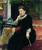 Ilya Efimovich Repin  - Bilder Gemälde - Portrait of the philanthropist Olga Sergeyevna Aleksandrova-Heinz