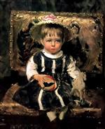 Ilya Efimovich Repin  - Bilder Gemälde - Portrait of Vera Repina