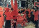 Ilya Efimovich Repin  - Bilder Gemälde - Red Funeral