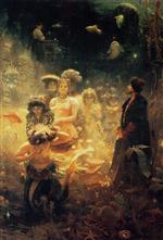 Ilya Efimovich Repin  - Bilder Gemälde - Sadko im Reich des Meereskönigs