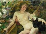 Ilya Efimovich Repin  - Bilder Gemälde - The Model