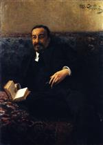 Ilya Efimovich Repin  - Bilder Gemälde - The Vice-President of the Academy of Arts