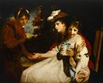 Joshua Reynolds - Bilder Gemälde - A Fortune-Teller
