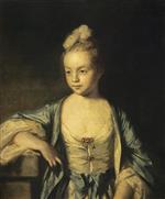 Joshua Reynolds - Bilder Gemälde - A Little Girl