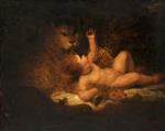 Joshua Reynolds - Bilder Gemälde - A Young Bacchus
