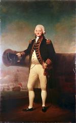 Joshua Reynolds - Bilder Gemälde - Admiral Sir Charles Saunders