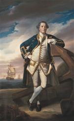 Joshua Reynolds  - Bilder Gemälde - Captain Philemon Pownall