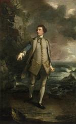 Joshua Reynolds  - Bilder Gemälde - Captain the Honourable Augustus Keppel