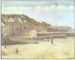 Georges Seurat - Bilder Gemälde - Brücke und Hafen von Port en Bessin