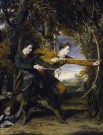 Joshua Reynolds  - Bilder Gemälde - Colonel Acland and Lord Sydney