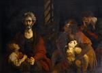 Joshua Reynolds  - Bilder Gemälde - Count Ugolino and His Children in the Dungeon