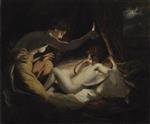 Joshua Reynolds  - Bilder Gemälde - Cupid and Psyche