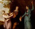 Bild:David Garrick between Tragedy and Comedy