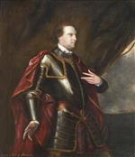 Joshua Reynolds  - Bilder Gemälde - General George Keppel