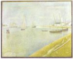 Georges Seurat - Peintures - Le canal de Gravelines