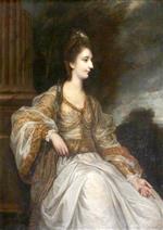Joshua Reynolds  - Bilder Gemälde - Lady Christian Henrietta Caroline 'Harriet' Acland