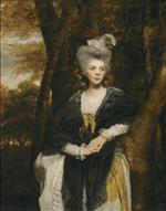 Joshua Reynolds  - Bilder Gemälde - Lady Frances Finch