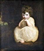 Joshua Reynolds  - Bilder Gemälde - Lady Gertrude Fitzpatrick