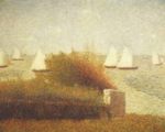 Georges Seurat - paintings - La Rade de Grandcamp