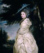 Joshua Reynolds  - Bilder Gemälde - Lady Henrietta Antonia Herbert, Countess of Powis
