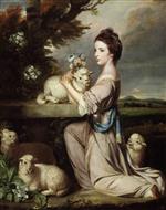 Joshua Reynolds  - Bilder Gemälde - Lady Mary Leslie