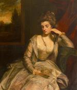 Joshua Reynolds  - Bilder Gemälde - Miss Elizabeth Darby