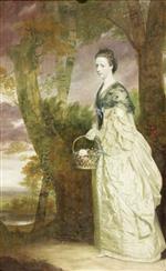 Joshua Reynolds  - Bilder Gemälde - Mrs Elizabeth Riddell