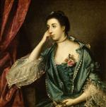Joshua Reynolds  - Bilder Gemälde - Mrs James Fortescue