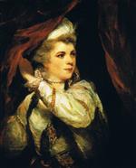 Joshua Reynolds  - Bilder Gemälde - Mrs. Abington as Roxana
