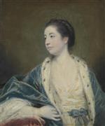 Joshua Reynolds  - Bilder Gemälde - Portrait of a Woman