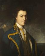 Joshua Reynolds  - Bilder Gemälde - Portrait of an Unknown Naval Officer