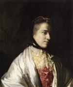 Joshua Reynolds  - Bilder Gemälde - Portrait of Emma, Countess of Mount Edgcumbe