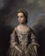Joshua Reynolds  - Bilder Gemälde - Portrait of Rebecca Watson